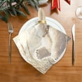 thumbnail image 2 of Qxltty White Bear Enjoying The Sunshine Napkins 20×20in Perfect for Parties Dinners Weddings Cocktail Housewarming Cloth Napkins Set of 6, 2 of 8