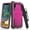 Purple, variant on Galaxy A10e Case Belt Clip Holster Kickstand Shock Proof [Built In Screen Protector] Phone Case for Samsung Galaxy A10e/A102V/A102U Cases - Hot Pink