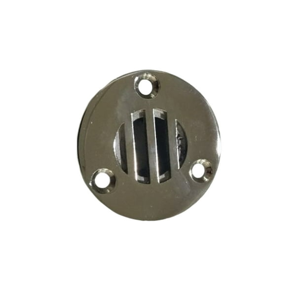 sweethay Cubierta de drenaje para barcos, imbornal de acero inoxidable, instalación Simple, drenaje de aplicación amplia suave, accesorios Bombillas para automóviles 7/8"(22 mm)