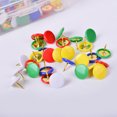 thumbnail image 5 of ETHZZLE 300pcs Flat Rounded Pushpin Assorted Color Plastic for Bulletin Board Accessory Pinning Schedules, 5 of 5