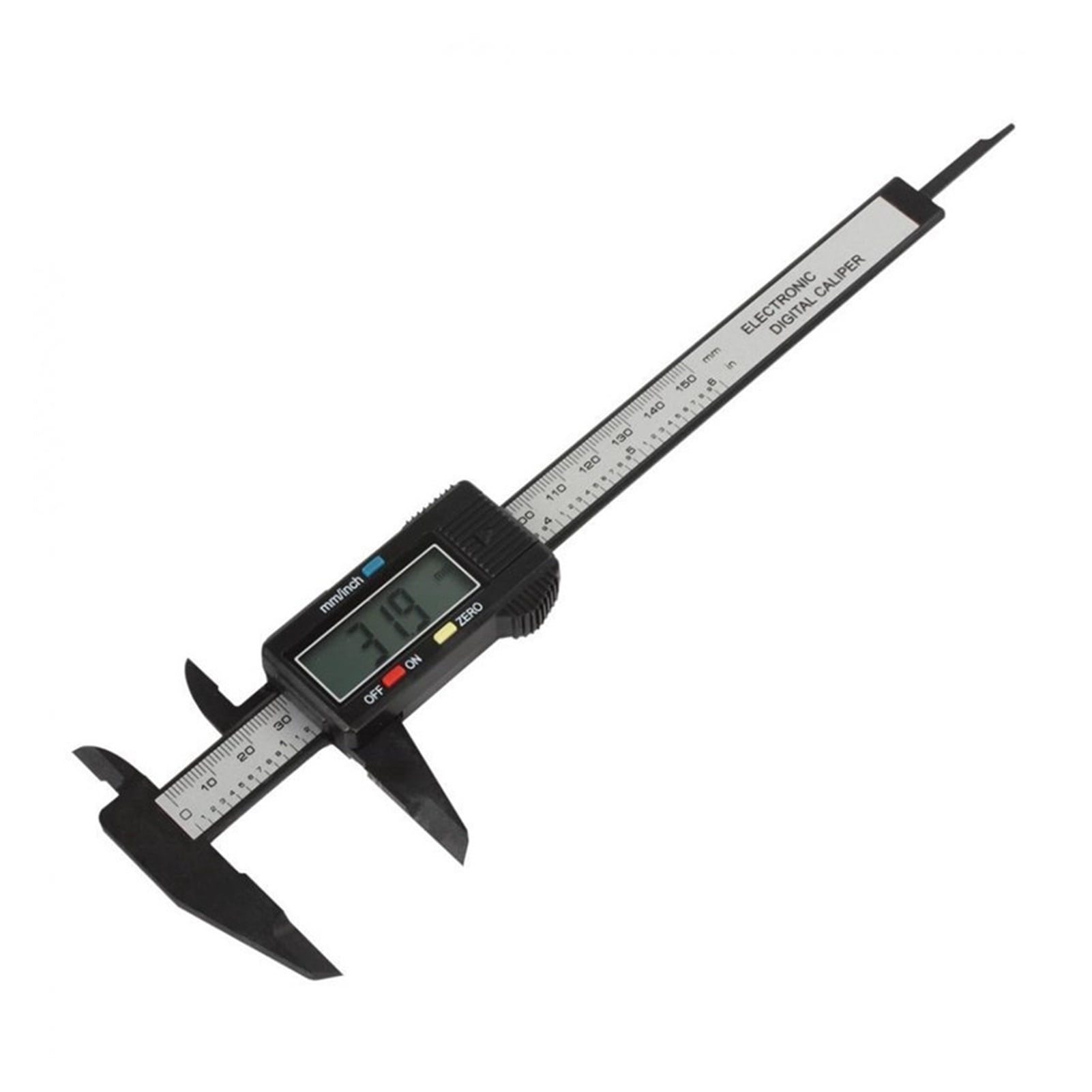 150mm Caliper Digital Electronic Digital Pachometer Carbon Fiber Vernier Gauge Micrometer Measuring Tool 6Inch