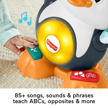 Fisher-Price Linkimals Cool Beats Penguin Baby & Toddler Learning Toy with Music & Lights