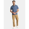 thumbnail image 2 of George Men's & Big Men's Poly Polo with Short Sleeves, Sizes S-3XL, 2 of 5