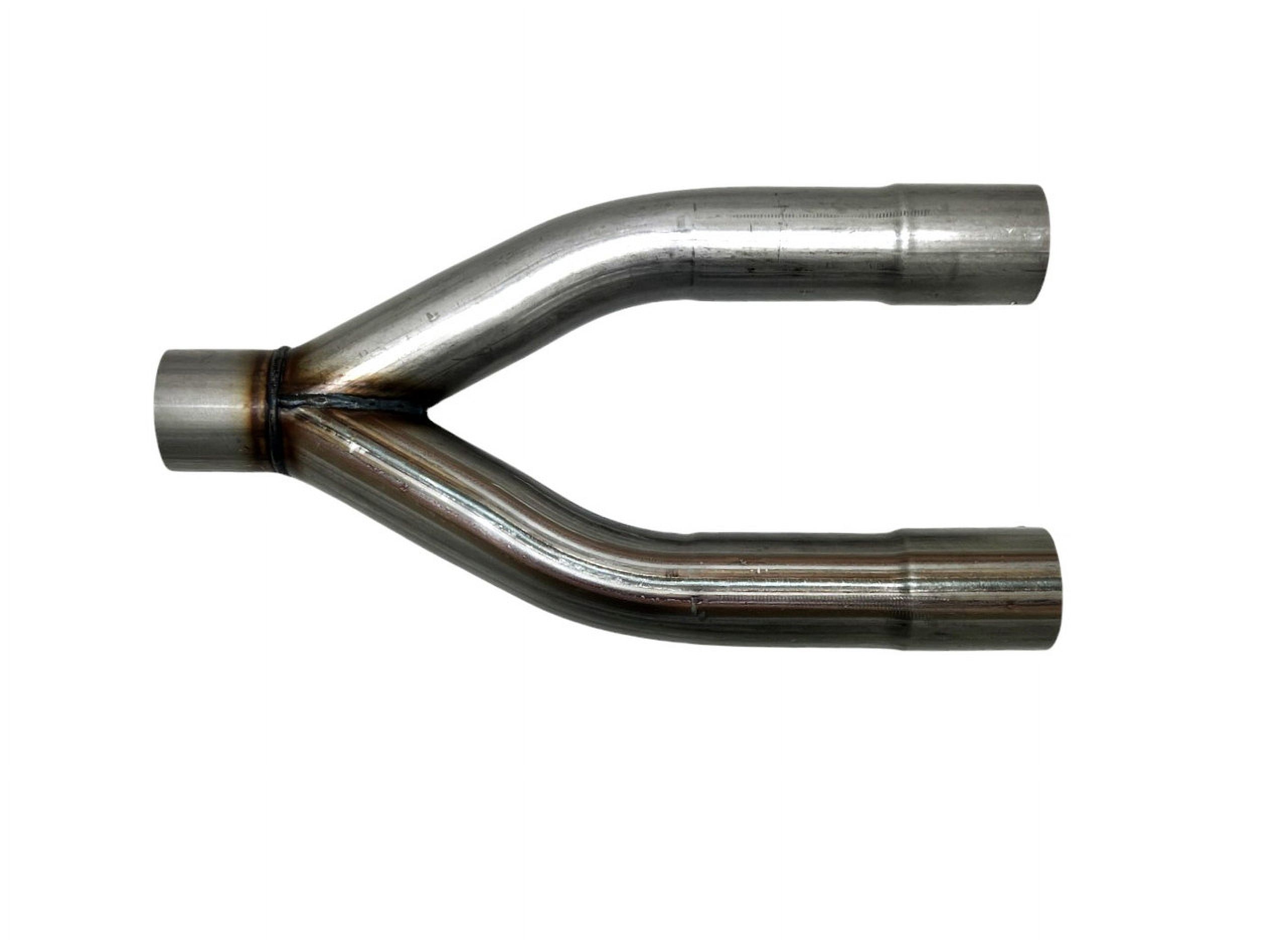 Exhaust Y Pipe 2.25 Single Inlet to 2.25 Dual Outlets WYP-225 Steel Wesdon Exhaust Y Pipe