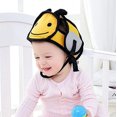 thumbnail image 2 of Casco de seguridad para bebés, gorra protectora anticolisión para la cabeza para niños pequeños, arnés ajustable, protector para la cabeza, sin golpes, cojín para la cabeza, casco de seguridad, 2 of 5