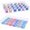 Fixed 24 Grids, variant on 2 Pack Fixed 8 Grids Clear Plastic Organizer Sorting Tray and Transparent Storage Divider Box Container Case for Hardware, Craft, Sewing Kit, Office Supplies, Small Parts