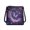 Butterflies and Moon, variant on Fish Scale Pattern Crossbody Purse PU Leather Crossbody Purse, Waterproof Lightweight Satchel Bag Fashion for Work Everyday