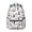Basketball and Text, variant on Basketball and Hoop White Pattern Backpack for School, Cute School Bag with Adjustable Shoulder Straps and Padded Back, 15.3"x11"x7.1"