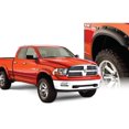 thumbnail image 1 of Bushwacker Fender Flare 50911-02 Pocket Style; 2-1/2 Inch Tire Coverage; Matte Black; Dura-Flex 2000 ABS Smooth Plastic; Front 4-3/4 Inch/Rear 5 Inch Flare Height; Set Of 4, 1 of 9