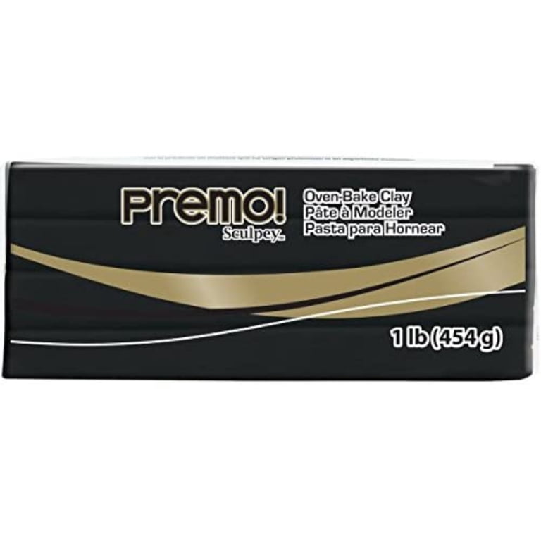 Sculpey Premo Polymer Modeling Clay, 1 lb Black photo 4