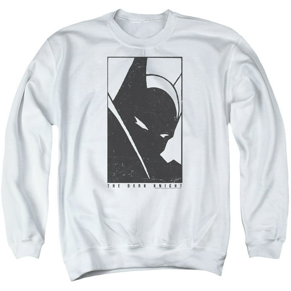 Batman An Icon Adult Crewneck Sweatshirt White