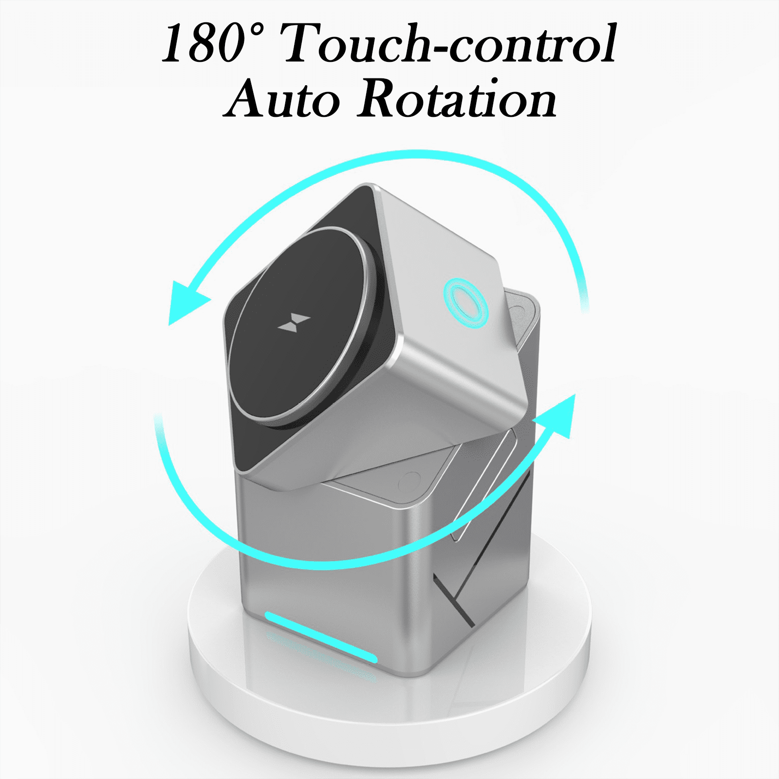 Auto-rotate Touch Magnetic 3 in 1 Wireless Charger Fast Charging Station for IPhone 12/13/14/15/16, for Iwatch & AirPods
