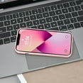 thumbnail image 2 of Case Compatible with iPhone 15 Pro 6.1 Inches, Straight Edge Fine Hole Soft Liquid Silica Gel  Grade Shockproof Fingerprint Protection(Pink), 2 of 7