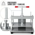 thumbnail image 5 of VEVOR Manual Paper Press Machine 12X8.6 inch for A4 Sized Papers Flatting Machine 10cm Thickness Steel Frame Manual Flat Paper Press Machine Papermaking Book Press, 5 of 9