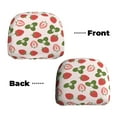 thumbnail image 6 of Kdxio Strawberries And Leaf Pattern Print 2 Piece Car Head Rest Covers Set Auto Front/Rear Seats Headrest Cover Universal Fit Most Cars,Sedan, SUV, 6 of 9