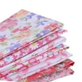 thumbnail image 1 of Ensemble de 7 Pcs Tissu en Coton pour Couture, Courtepointe, Patchwork, Textile de Maison, Série Rose, Tissu pour Corps de Poupée Tilda, 1 of 7