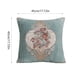 thumbnail image 3 of Paquete de 45 cm de ancho y 17,7 pulgadas de ancho con estampado floral europeo para sofá, coche, dormitorio, respaldo y fundas de almohada., 3 of 6
