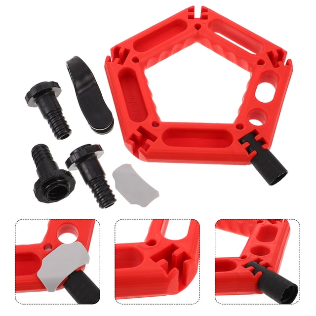Luxshiny 1 Ensemble Poignée Compacte Rouge pour Kettlebell pour Gym à Domicile et Entraînement de Musculation Ajustable