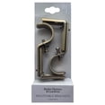 thumbnail image 7 of Better Homes & Gardens Plated Brass 3/4" to 1" Adjustable Curtain Rod Brackets, 2 Count, 7 of 7