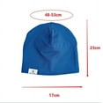 thumbnail image 3 of Zwiiyzr Unisex Beanies Baby Beanie Soft Solid Color Thin Stretchy Cute Baby Hats for Fal Winter Boys Girls Multi-Color Khaki, 3 of 3