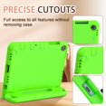 thumbnail image 5 of BMOUO Kids Case for Samsung Galaxy Tab A11+ Plus 11 Inch 2026/ A9+ Plus 2023 with Built-in Screen Protector, Light Weight Shock Proof Handle Stand Cover for Galaxy Tab A11 Plus/A9 Plus ,Green, 5 of 8