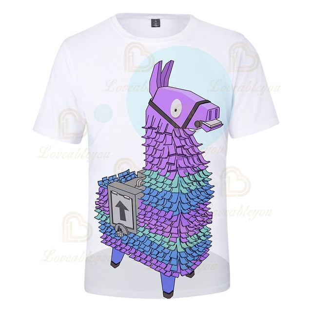 Camiseta Fortnite 3D para hombres y mujeres, ropa harajuku, batalla real, juego de victoria para niños xuanjing unisex