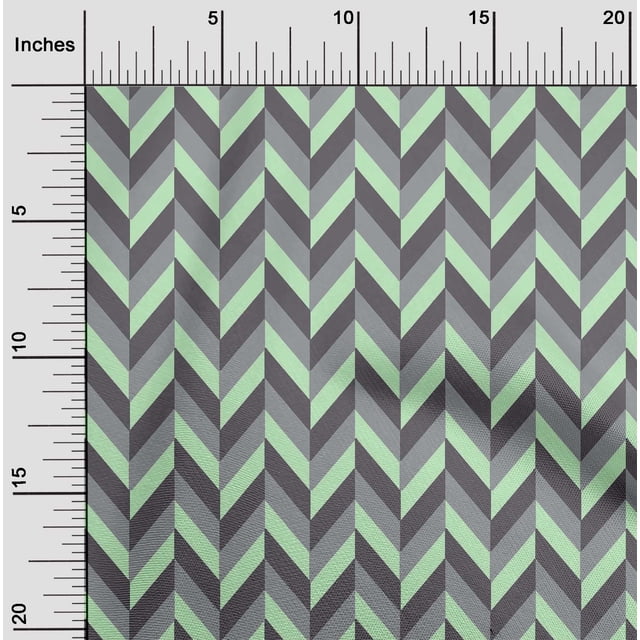 oneOone Rayon Mint Fabric Stripes Sewing Craft Projects Fabric Prints By Yard 56 Inch Wide-R68