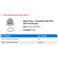 thumbnail image 2 of Water Pump - Compatible with 2020 - 2022 Ford Escape 2021, 2 of 2