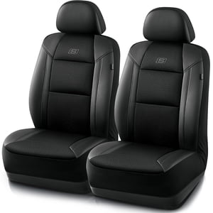Skechers Air-Cooled Memory Foam Car Seat Covers, Black