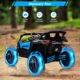 thumbnail image 2 of Coche eléctrico infantil UTV Can-Am licenciado - Control remoto - Asiento grandeza tamaño - Luces LED - Suspensión de resorte - 12V - Todoterreno - Vehículo de paseo para niños y niñas - Color blue, 2 of 7