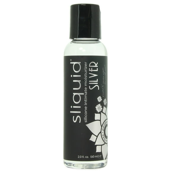 Silver Silicone Intimate Lubricant in 2oz/60ml