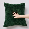 thumbnail image 4 of SLYNSHome Fall Throw Pillow with Insert,Green Embossed Maple Leaf 45x45 cm Soft Plush Cushion, Autumn Decorative Pillow for Sofa Couch Living Room Thanksgiving Home Decor, 4 of 7