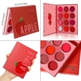 thumbnail image 2 of Sombra de ojos roja verdadera YONGSHENG paleta de sombras de ojos 12 colores Textura brillante mate terciopelo, 2 of 5