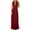 Burgundy, variant on Elainilye Fashion Party Dresses for Women Backless Lace-up Dress Long Dress Banquet Evening Dress Prom Dress,Green
