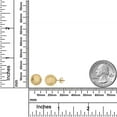 thumbnail image 3 of AVORA 14K Yellow Gold-Filled 9mm Polished Ball Stud Earrings, 3 of 6