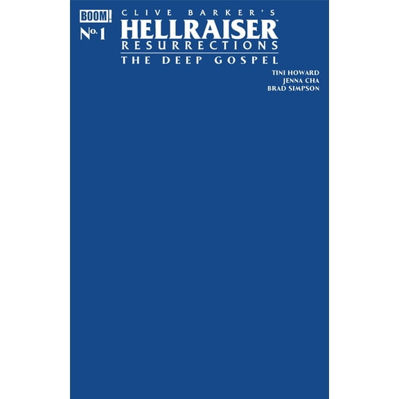 Collectible Hellraiser: Resurrections - The Deep Gospel #1 C Blue Blank Sketch Variant Boom Entertainment Comic Book 2026