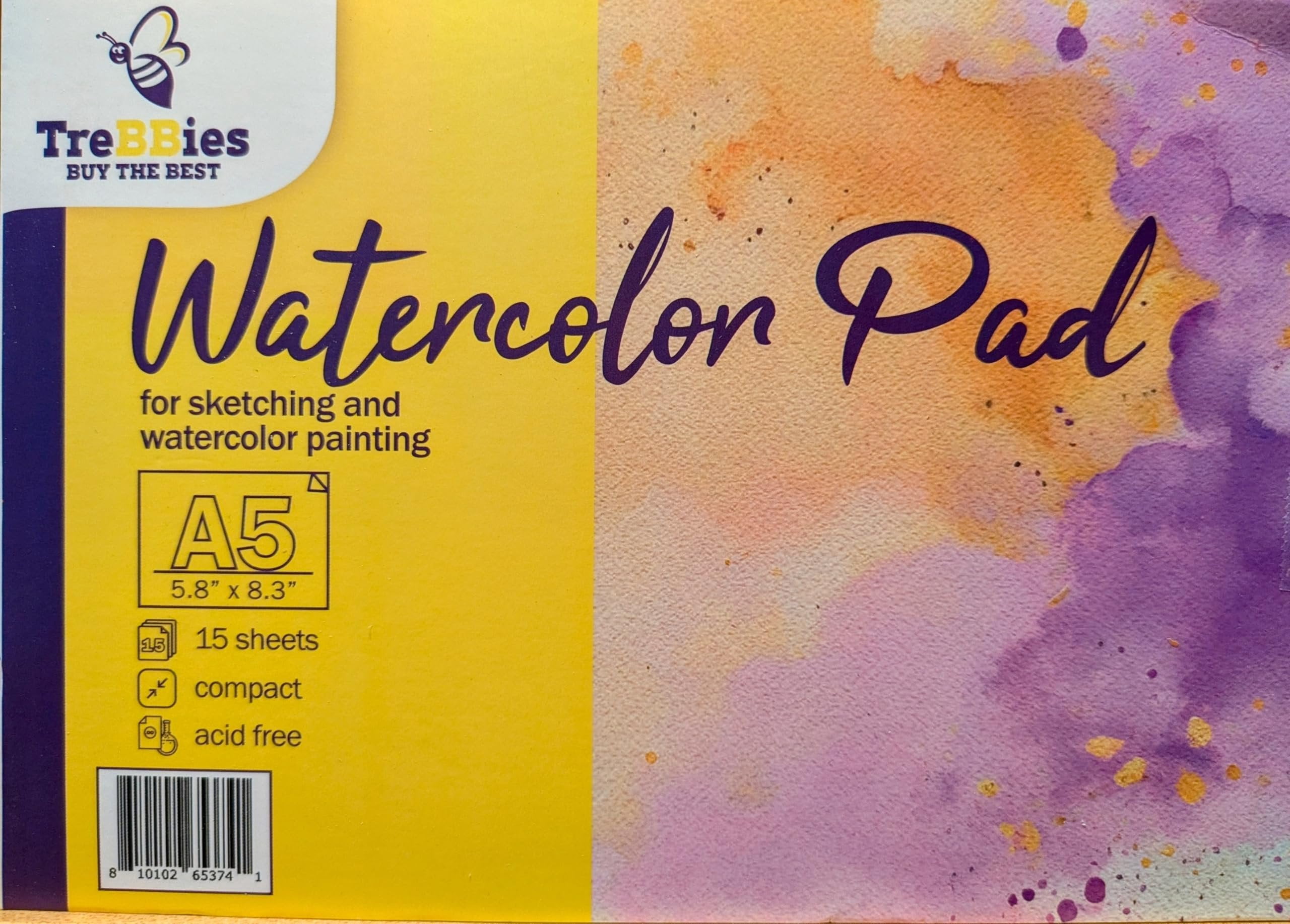 Trebbies Dina Wakley Media Scribble Sticks #5 Bundle - Dina Wakly Media Scribble Sticks 12/Pkg Set #5 Watercolor Pad