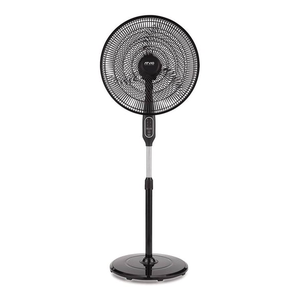Ventilador Atvio de Pedestal 18 Pulgadas Negro