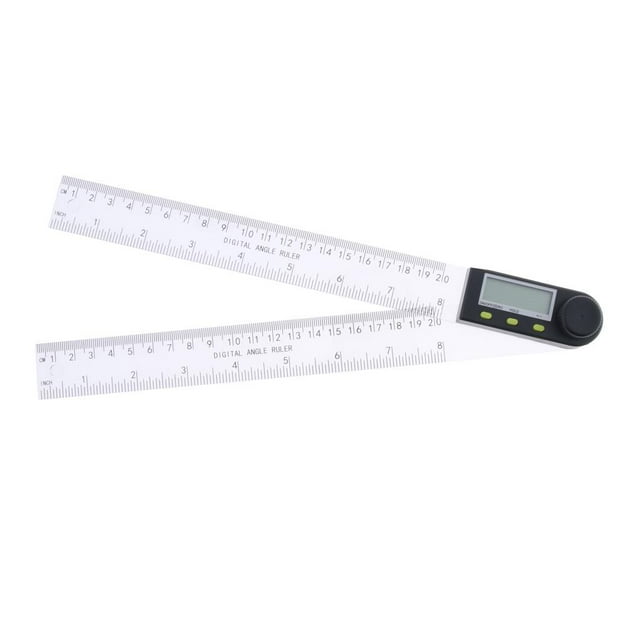 11inch Digital Angle Goniometer Stainless Steel Protractor Gauge Ruler New