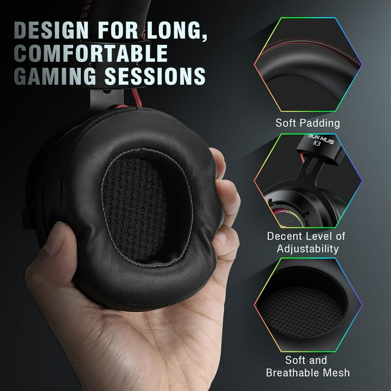 Runmus gaming headset ps4 sale