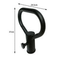 thumbnail image 7 of Fitness Barbell Bar Handle Heavy Duty Iron Weight Training Handle for Men and Women Workout Equipment for Deadlift Squat, 7 of 7