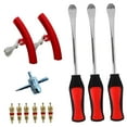 thumbnail image 1 of koolsoo Auto Motorbike Tire Changing Spoons Tool Set Accessories with Rim Protection 12Pcs, 1 of 9