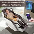 thumbnail image 3 of COSTWAY Proox27 Fauteuil de Massage Intégral Confortable - Fauteuil de Massage à Gravité Zéro avec Piste SL, Coussins Gonflables, Rouleaux pour les Pieds, Détection des Épaules, Chauffage, Bluetooth, Modes Auto, 3 of 10