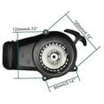 thumbnail image 3 of Alloy Pull Start Recoil Starter Replacement For 43cc 47cc 49cc Water pump, 3 of 7