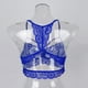 thumbnail image 3 of Bralette de encaje Zulema Crop Tops Racerback Azul, 3 of 8