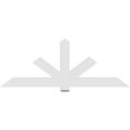 thumbnail image 4 of 84"W x 31 1/2"H x 2"D x 6"F, 9/12 Pitch, Kennewick Architectural Grade PVC Gable Bracket, 4 of 8