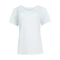 thumbnail image 7 of Athletic Works Women's and Women's Plus Core Active V-Neck T-Shirt, Sizes XS-4X, 7 of 7