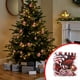 thumbnail image 5 of Juego de adornos de 16 piezas para bolas navideñas - bolas colgantes coloridas con hebillas metálicas para decoraciones del árbol de Navidad, 2,8 pulgadas, 5 of 5