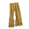 thumbnail image 2 of ICQOVD Women Pants Clearance Women Plus Size Cotton Linen Casual Ruffled Loose Pocket Pants Rollbacks Yellow, 2 of 9