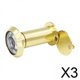 thumbnail image 1 of Mirilla Para Puerta De Metal Con 3 Lentes De Vidrio Resistentes Y Ocultas Para El Hogar, 1 of 8